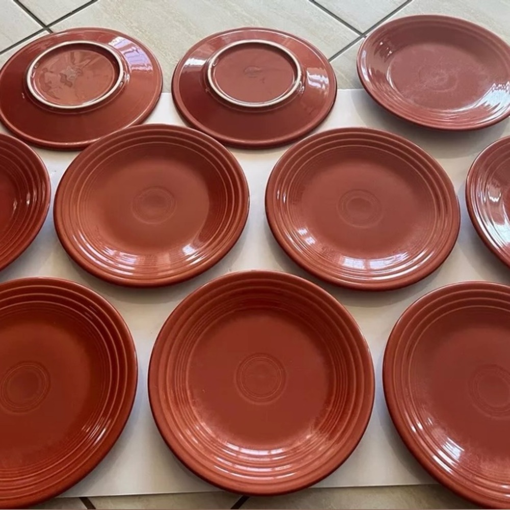 Fiesta 10 Piece 9” Luncheon Plate Set Lot